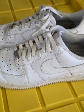 Nike Shoes Mens 11 Air Force 1 Athletic Sneakers White Leather